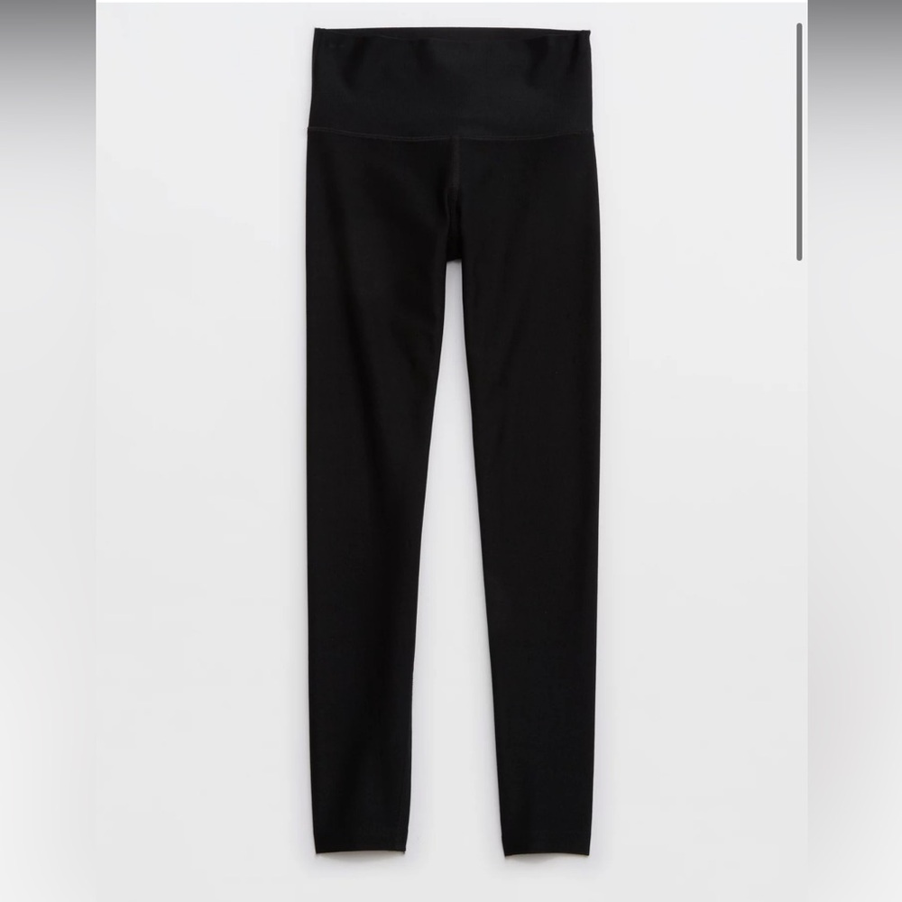 Aerie OFFLINE By Aerie Ribbed Shine High Waisted Legging small nwt